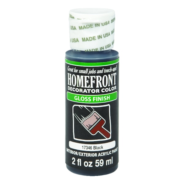 Homefront Gloss Black Hobby Paint 2 oz 17346 Zoro